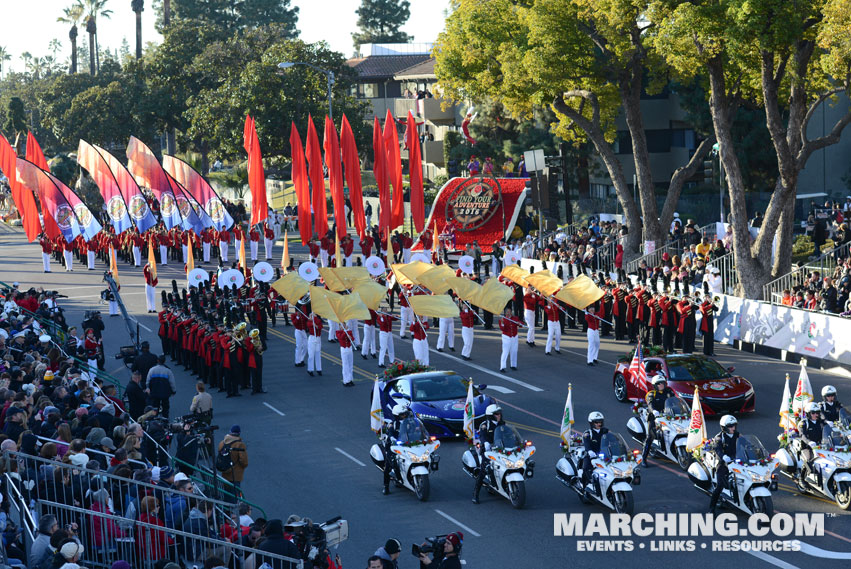 Opening Production featuring the Etiwanda H.S. Band - 2016 Rose Parade Float Picture