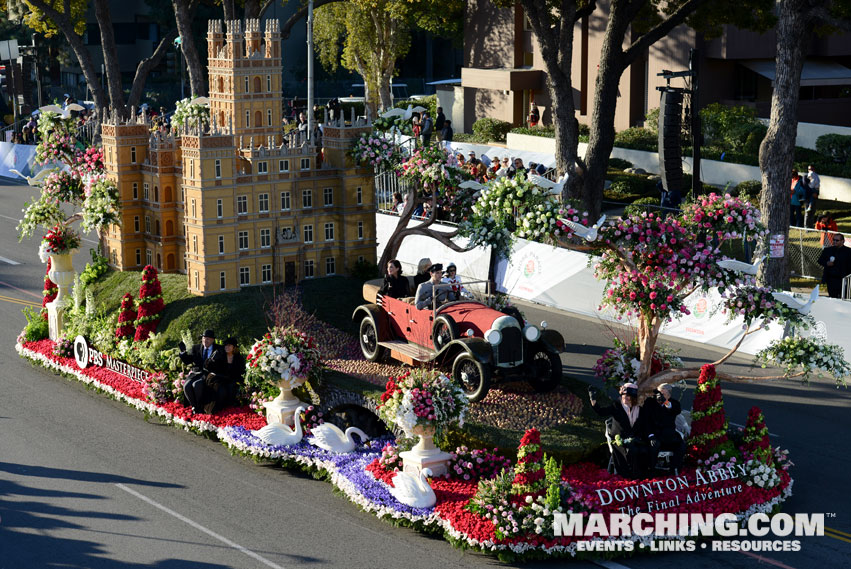 Public Broadcasting Service (PBS) - Downton Abbey - 2016 Rose Parade Float Picture