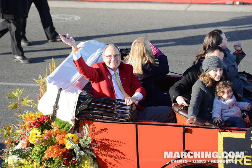 Tournament of Roses President Mike Matthiessen - 2016 Rose Parade Float Picture