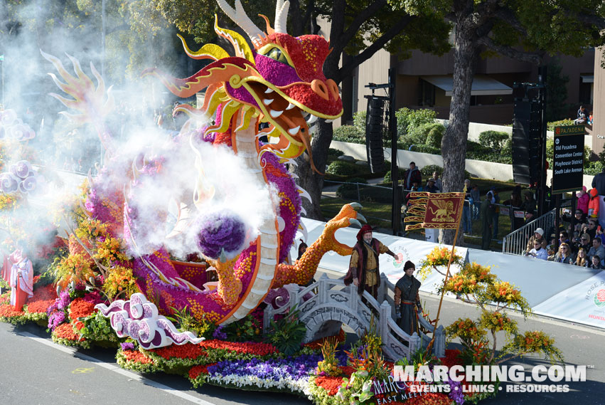 Singpoli Group - Sweepstakes Winner - 2016 Rose Parade Float Picture