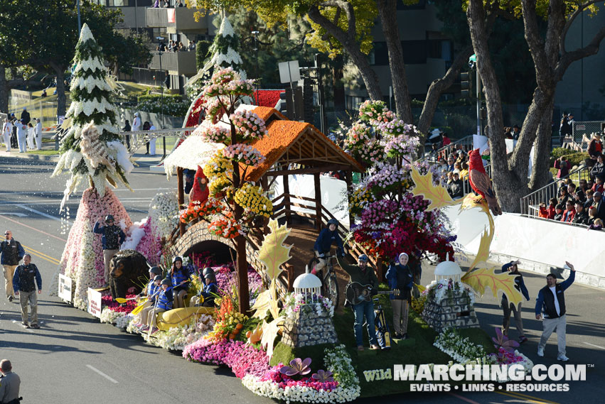 WVU Medicine Children's - 2016 Rose Parade Float Picture