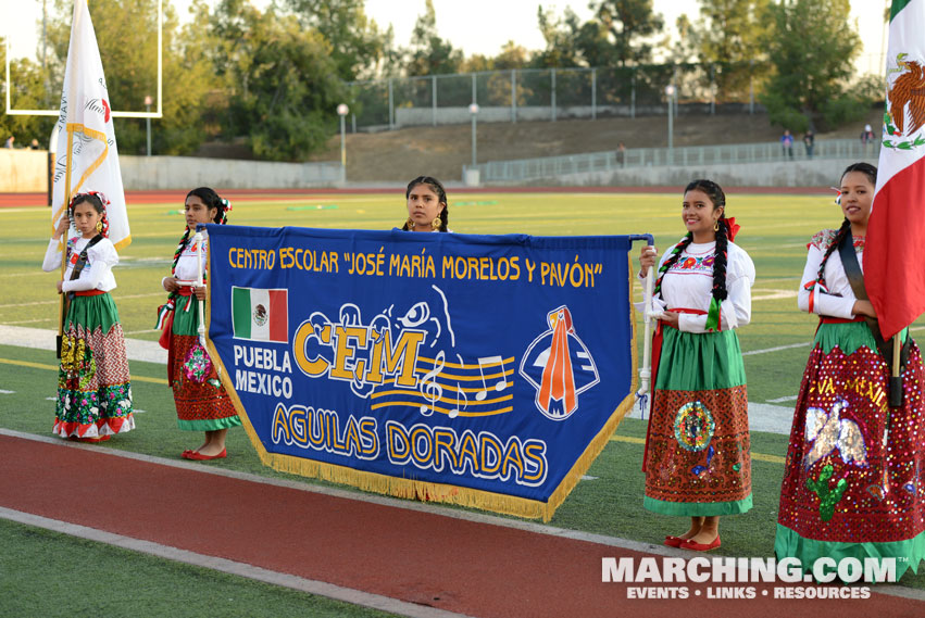 Aguilas Doradas Marching Band, Puebla, Mexico - 2015/2016 Tournament of Roses Bandfest Photo