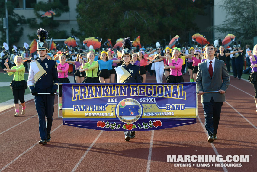 Franklin Regional H.S. Panther Band, Murrysville, Pennsylvania - 2015/2016 Tournament of Roses Bandfest Photo