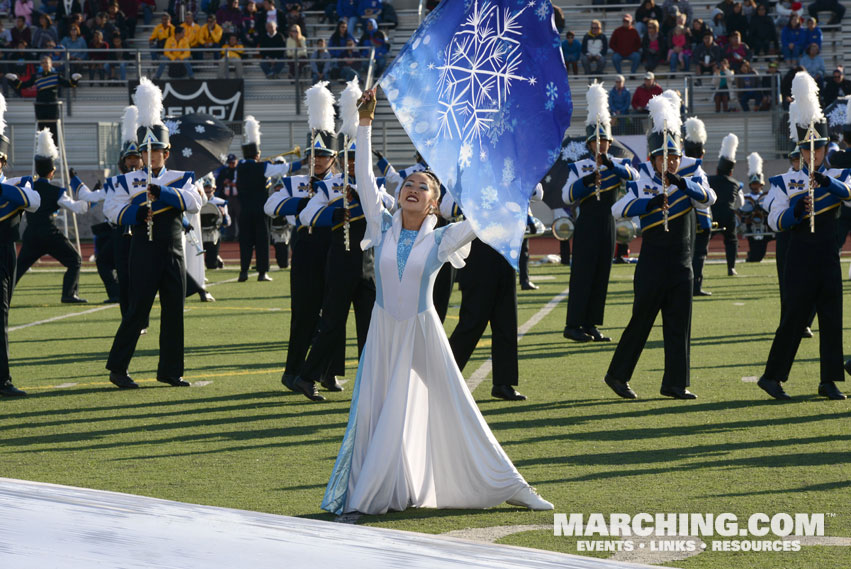 Mira Mesa H.S. Sapphire Sound, San Diego, California - 2015/2016 Tournament of Roses Bandfest Photo