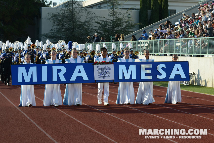 Mira Mesa H.S. Sapphire Sound, San Diego, California - 2015/2016 Tournament of Roses Bandfest Photo