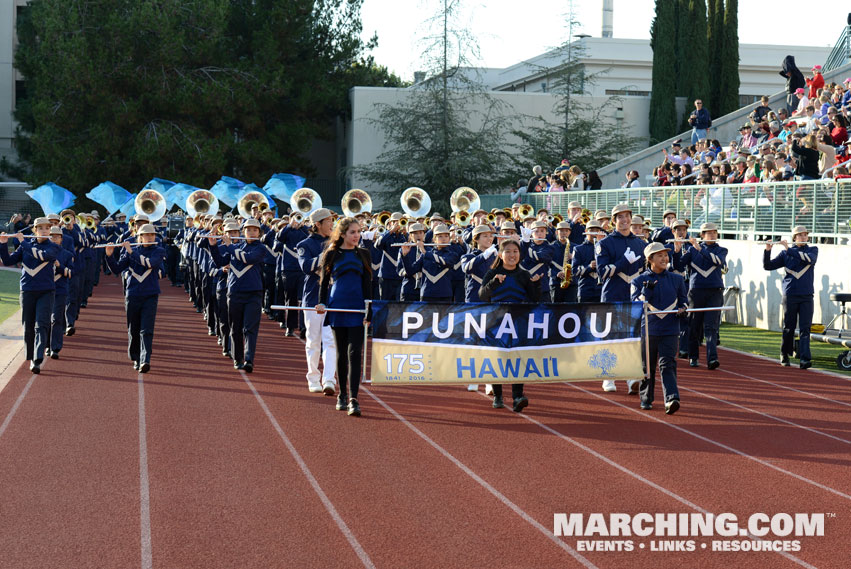 Punahou Marching Band, Honolulu, Hawaii - 2015/2016 Tournament of Roses Bandfest Photo