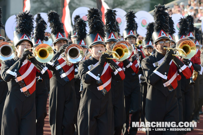 Saratoga H.S. Marching Band, Saratoga, California - 2015/2016 Tournament of Roses Bandfest Photo