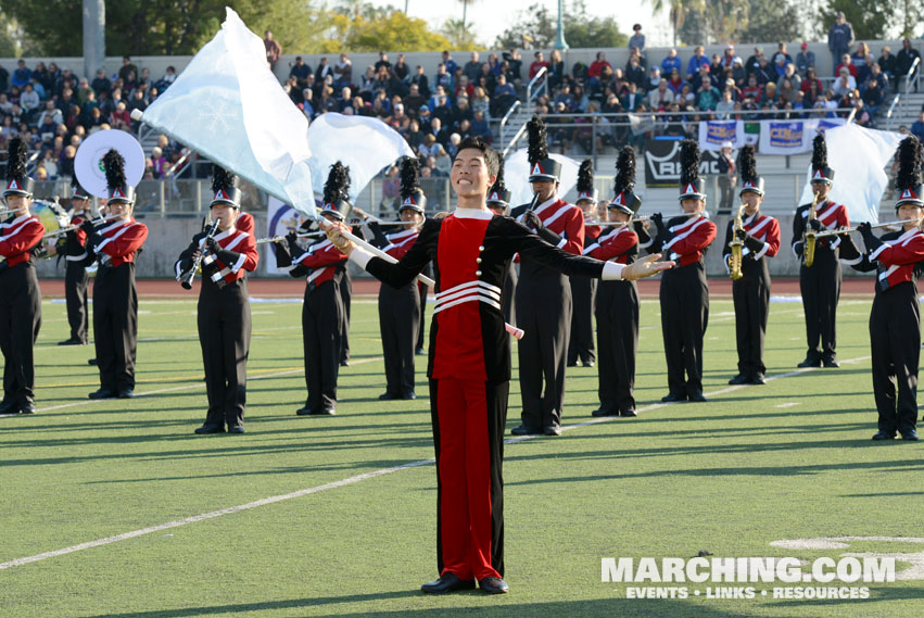 Saratoga H.S. Marching Band, Saratoga, California - 2015/2016 Tournament of Roses Bandfest Photo