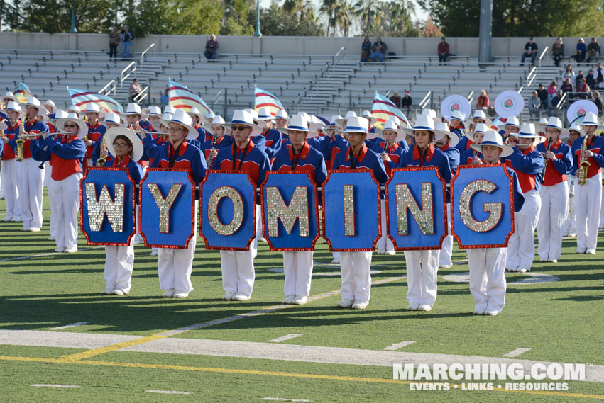 Wyoming All-State Marching Band - 2015/2016 Tournament of Roses Bandfest Photo