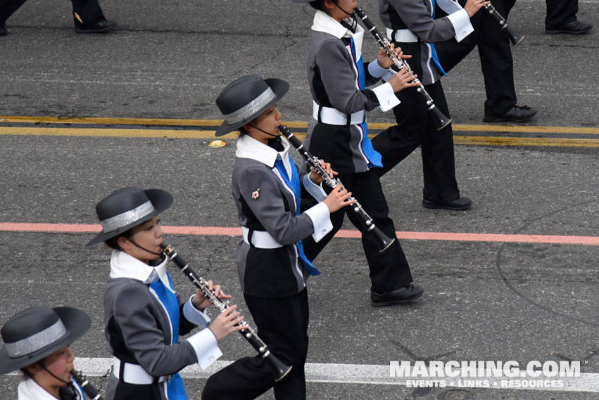 Gifu Shogyo High School Green Band, Gifu, Japan - 2017 Rose Parade Photo