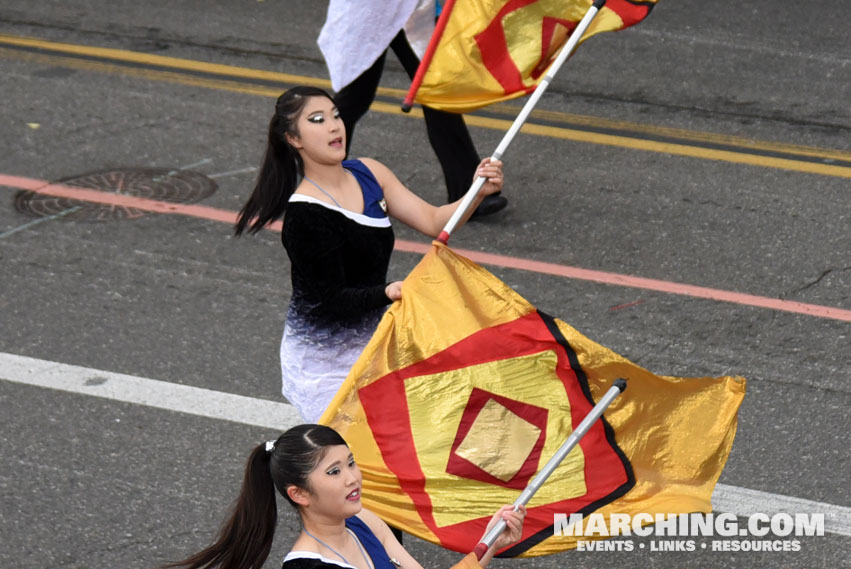 Gifu Shogyo High School Green Band, Gifu, Japan - 2017 Rose Parade Photo