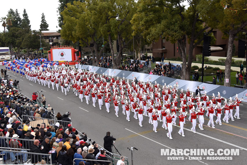 Grove City High School Marching Band, Grove City, Ohio - 2017 Rose Parade Photo