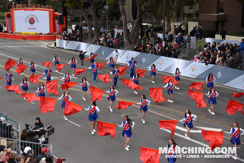 Los Angeles Unified School District All City Honor Marching Band, California - 2017 Rose Parade Photo