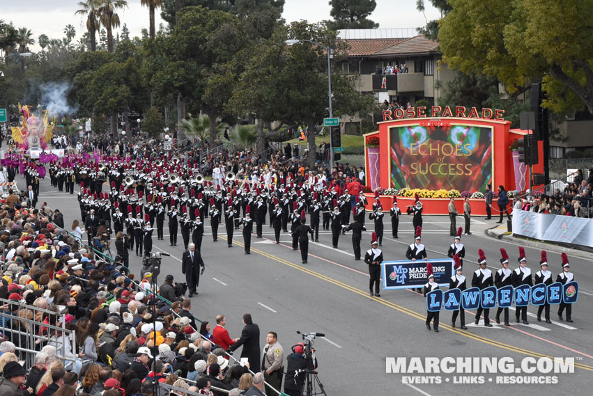 Marching Pride of Lawrence Township, Indianapolis, Indiana - 2017 Rose Parade Photo