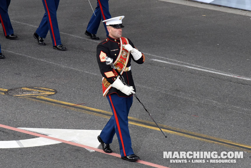 United States Marine Corps West Coast Composite Band - 2017 Rose Parade Photo