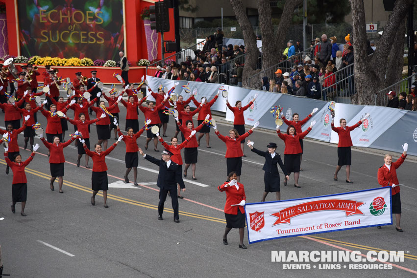 The Salvation Army Tournament of Roses Band - 2017 Rose Parade Photo