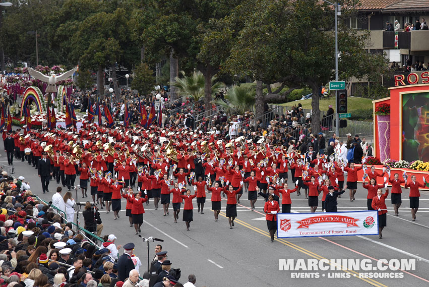 The Salvation Army Tournament of Roses Band - 2017 Rose Parade Photo