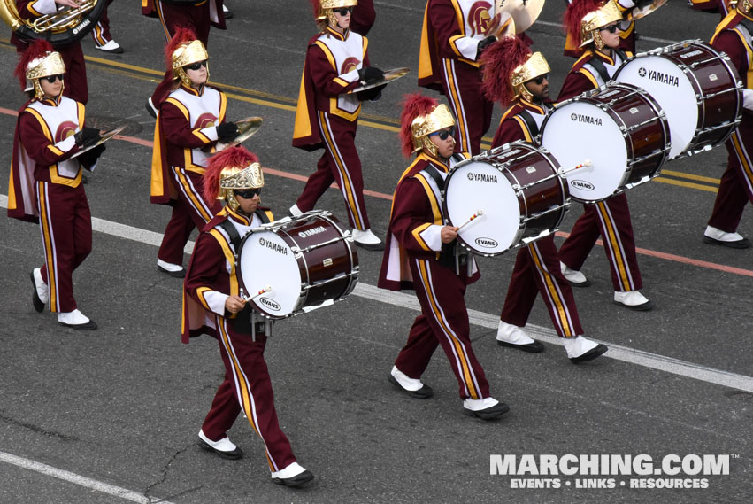 University of Southern California Trojan Marching Band, Los Angeles, California - 2017 Rose Parade Photo