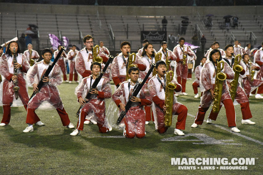 Arcadia High School Apache Marching Band and Color Guard, Arcadia, California - 2016/2017 Tournament of Roses Bandfest Photo