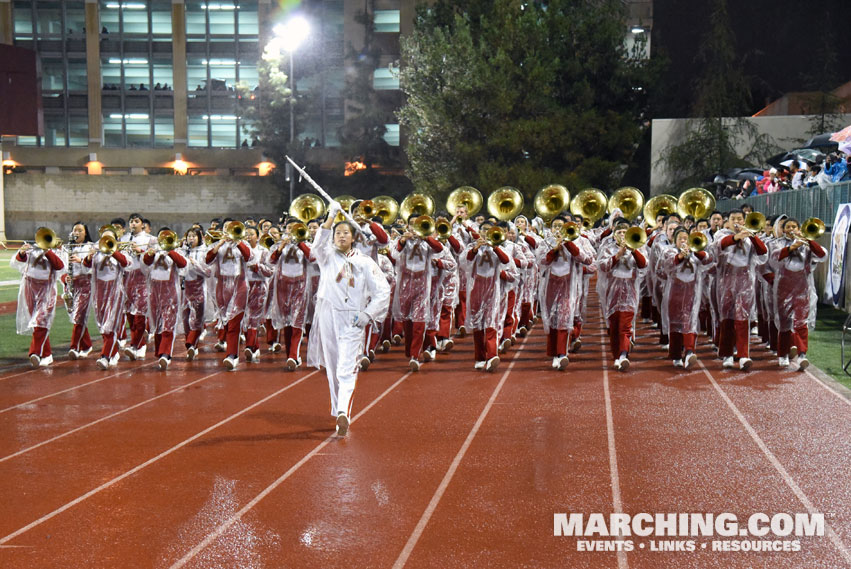 Arcadia High School Apache Marching Band and Color Guard, Arcadia, California - 2016/2017 Tournament of Roses Bandfest Photo