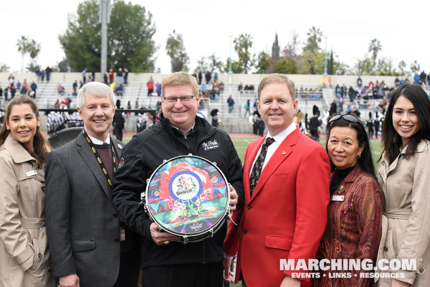 Band Director Recognition - 2016/2017 Tournament of Roses Bandfest Photo