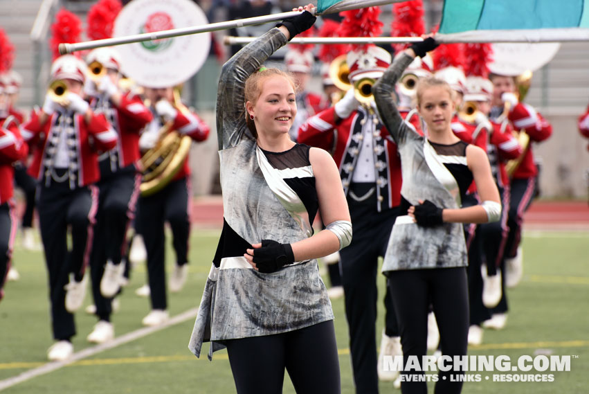 Pulaski High School Red Raider Marching Band, Pulaski, Wisconsin - 2016/2017 Tournament of Roses Bandfest Photo