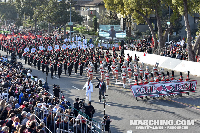 Albertville High School Aggie Band, Alabama - 2018 Rose Parade Photo