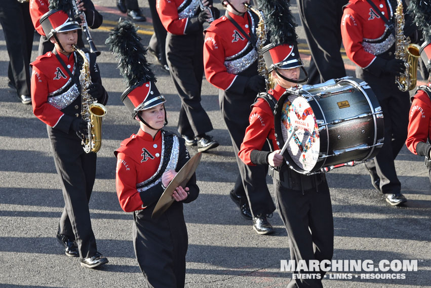 Albertville High School Aggie Band, Alabama - 2018 Rose Parade Photo