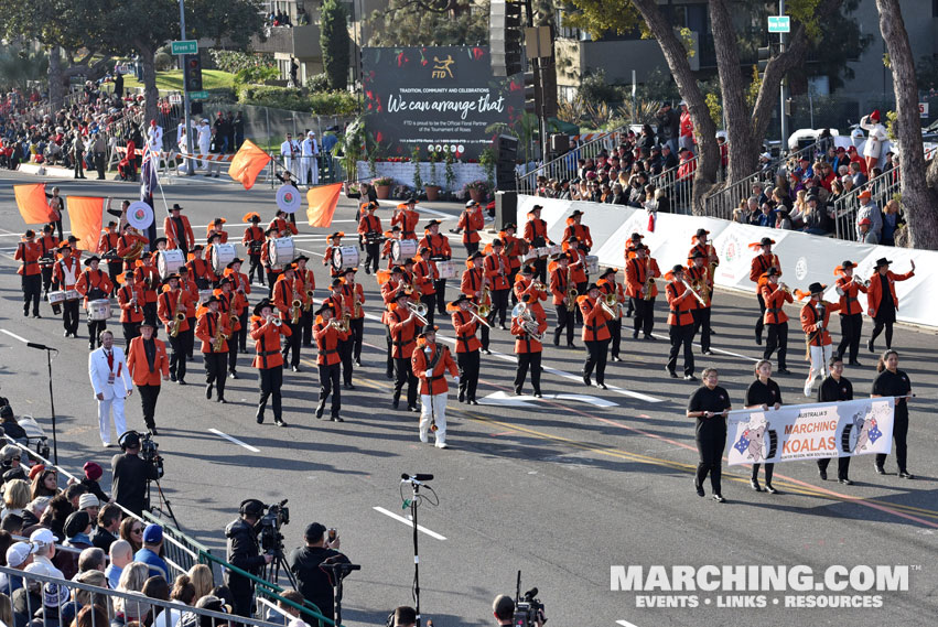 Australia's Marching Koalas, Dangar, New South Wales, Australia - 2018 Rose Parade Photo