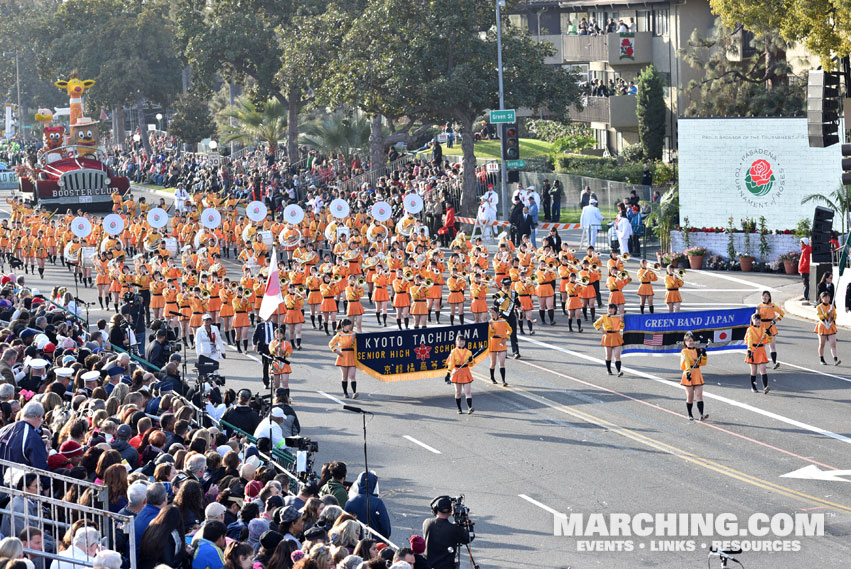 Kyoto Tachibana High School Green Band, Kyoto, Japan - 2018 Rose Parade Photo