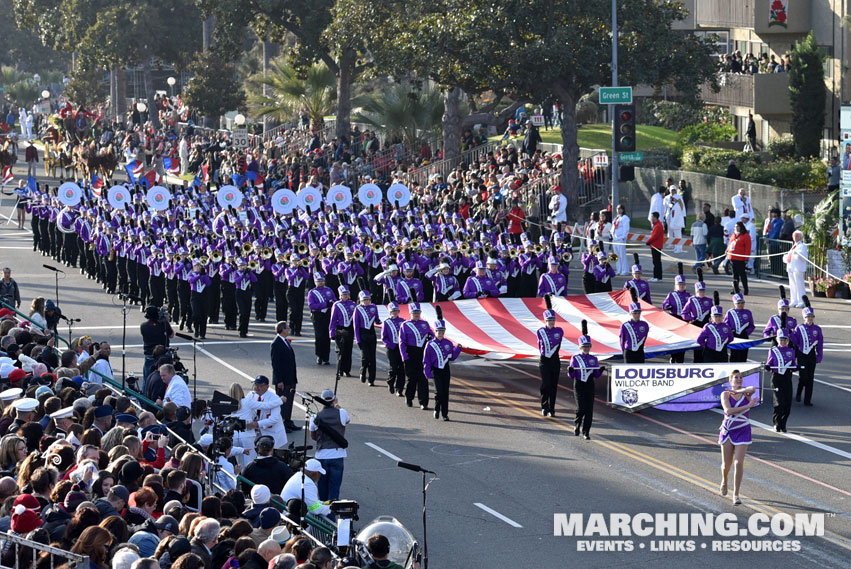 Louisburg High School Marching Wildcat Band, Kansas - 2018 Rose Parade Photo