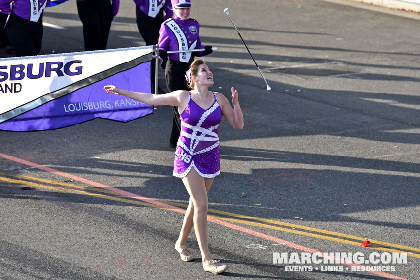 Louisburg High School Marching Wildcat Band, Kansas - 2018 Rose Parade Photo