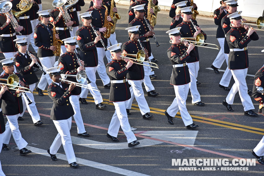 United States Marine Corps West Coast Composite Band - 2018 Rose Parade Photo