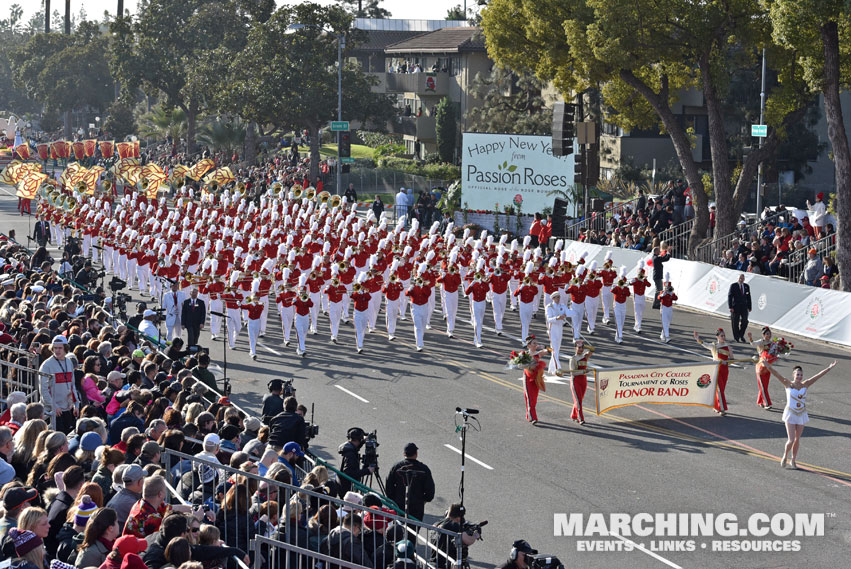 Pasadena City College Tournament of Roses Honor Band - 2018 Rose Parade Photo