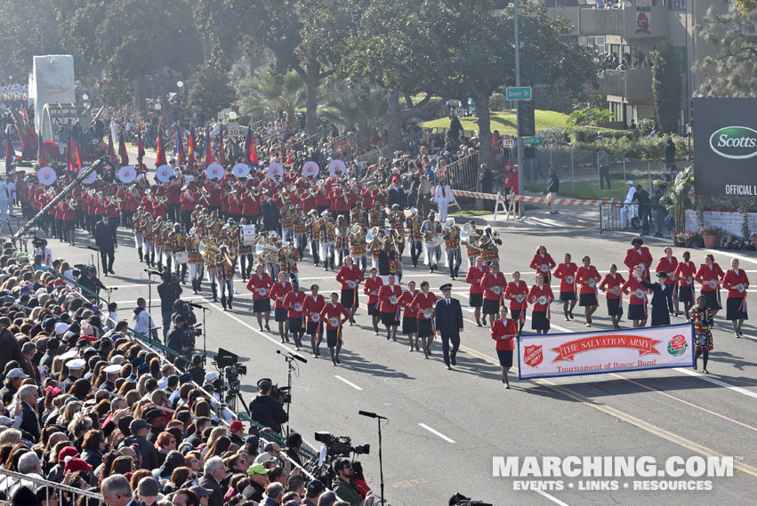 The Salvation Army Tournament of Roses Band - 2018 Rose Parade Photo