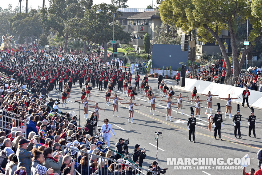 The University of Georgia Redcoat Marching Band, Athens, Georgia - 2018 Rose Parade Photo