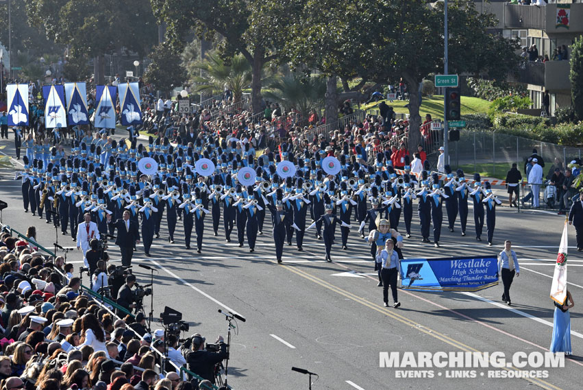 Westlake High School Marching Thunder, Saratoga Springs, Utah - 2018 Rose Parade Photo