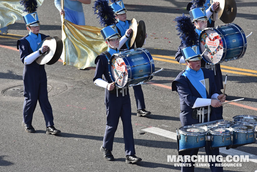 Westlake High School Marching Thunder, Saratoga Springs, Utah - 2018 Rose Parade Photo