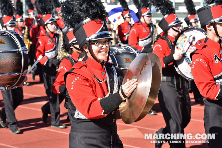 Albertville High School Aggie Band, Albertville, Alabama - 2017/2018 Tournament of Roses Bandfest Photo