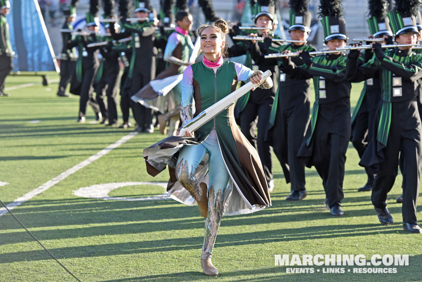 Homestead High School Mighty Mustang Marching Band, Cupertino, California - 2017/2018 Tournament of Roses Bandfest Photo