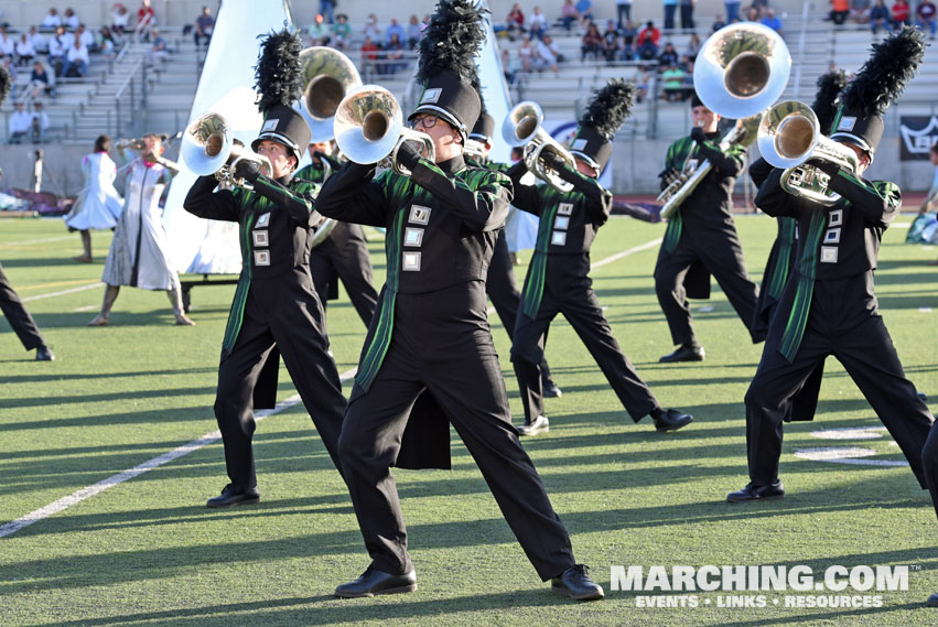 Homestead High School Mighty Mustang Marching Band, Cupertino, California - 2017/2018 Tournament of Roses Bandfest Photo