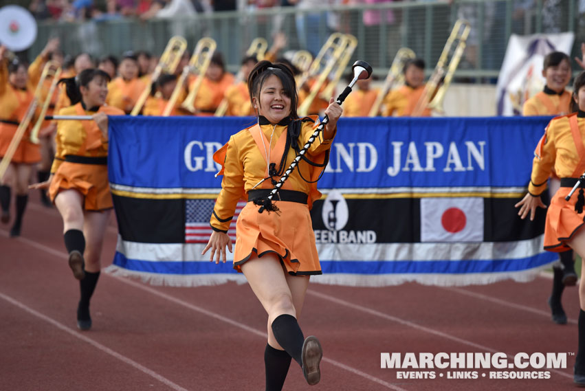 Kyoto Tachibana High School Green Band, Kyoto, Japan - 2017/2018 Tournament of Roses Bandfest Photo