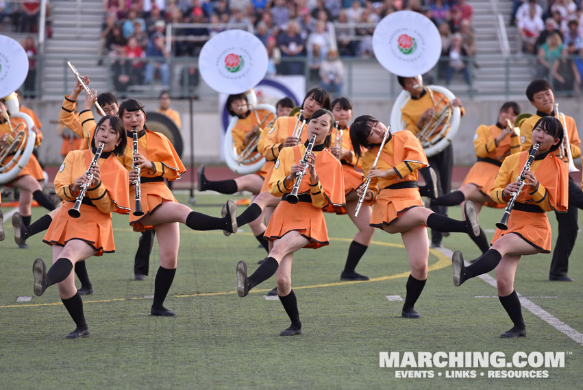 Kyoto Tachibana High School Green Band, Kyoto, Japan - 2017/2018 Tournament of Roses Bandfest Photo