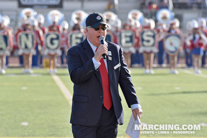 Master of Ceremonies Jim Hahn - 2017/2018 Tournament of Roses Bandfest Photo