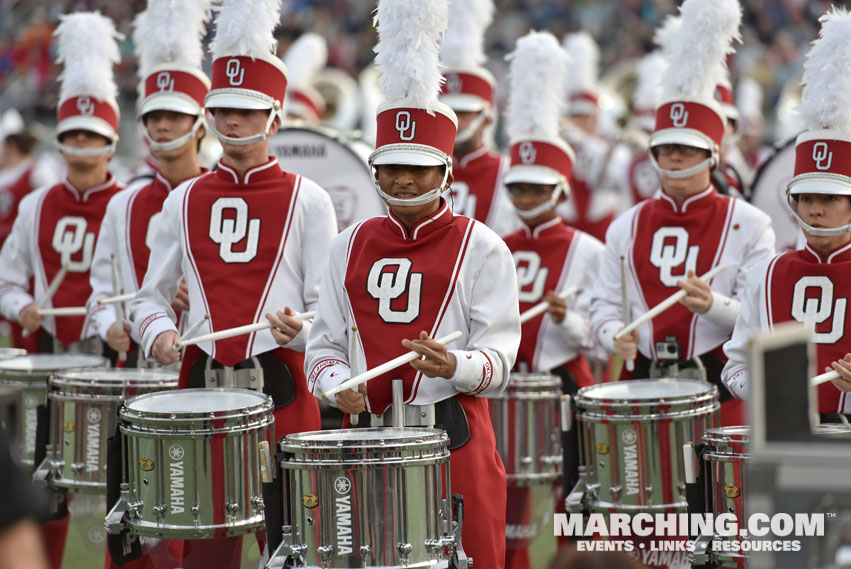 The Pride of Oklahoma Marching Band, Norman, Oklahoma - 2017/2018 Tournament of Roses Bandfest Photo