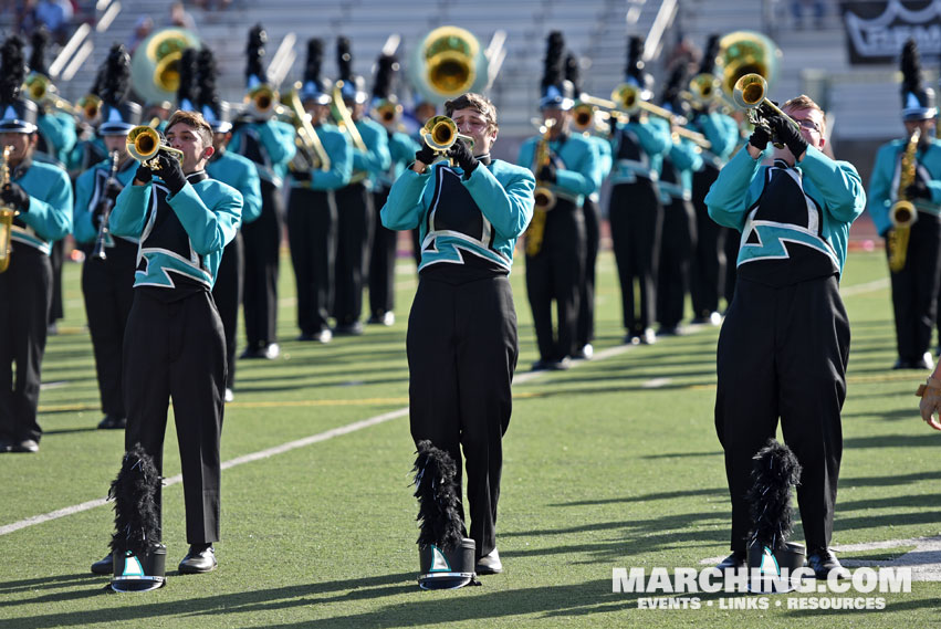 Santiago High School B.O.S.S. (Bands of Santiago Sharks), Corona, California - 2017/2018 Tournament of Roses Bandfest Photo