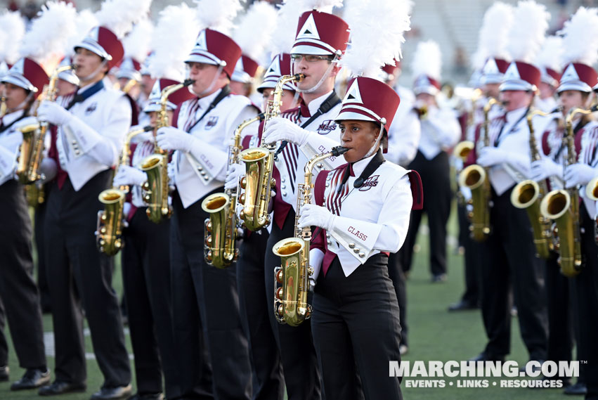 University of Massachusetts Minuteman Marching Band, Amherst, Massachusetts - 2017/2018 Tournament of Roses Bandfest Photo